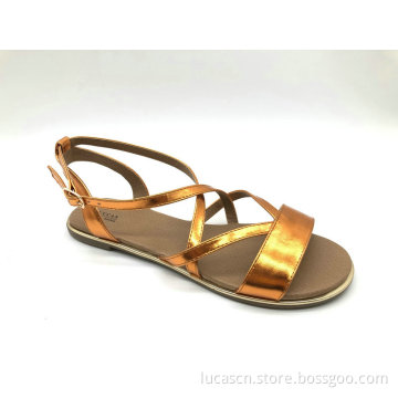 Lucas women metallic pu fashion sandal